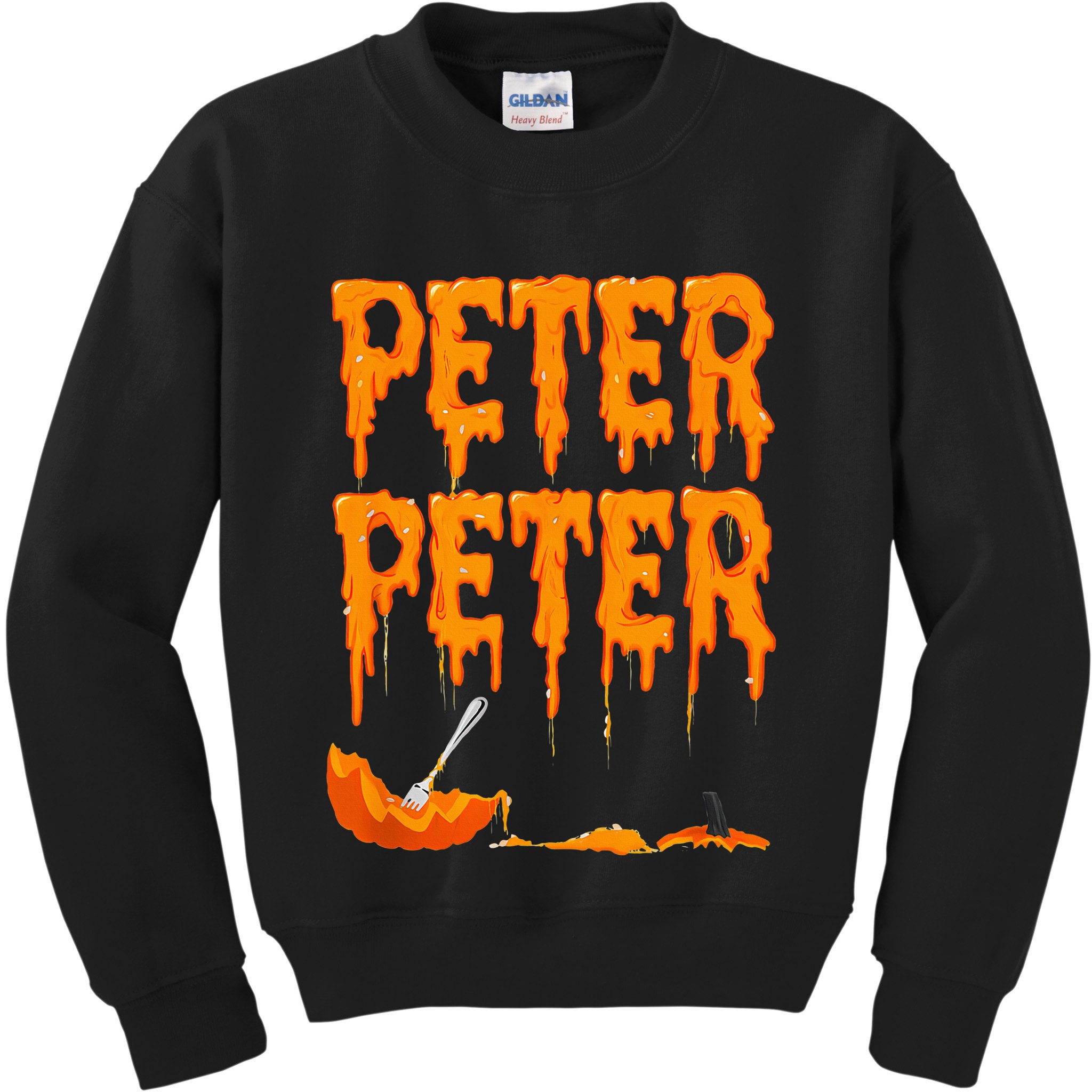 Peter Pumpkin Costume Eater For Couples Matching Halloween Kids Sweatshirt