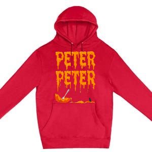 Peter Pumpkin Costume Eater For Couples Matching Halloween Premium Pullover Hoodie