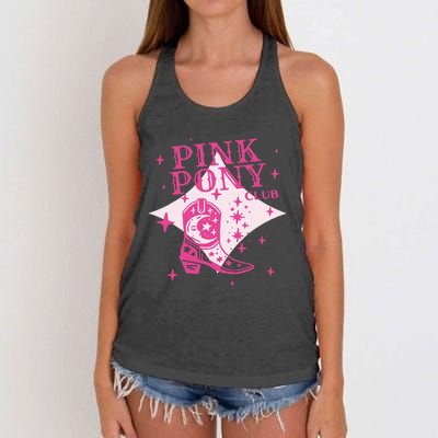 Pink Pony Club C.R Western Women's Knotted Racerback Tank