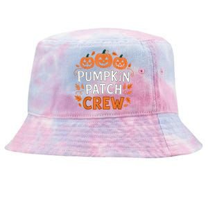 Pumpkin Patch Crew Funny Pumpkin Patch Squad Thanksgiving Tie-Dyed Bucket Hat