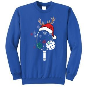 Pickleball Player Christmas Holiday Reindeer Xmas Tees Gift Sweatshirt