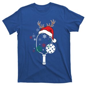 Pickleball Player Christmas Holiday Reindeer Xmas Tees Gift T-Shirt