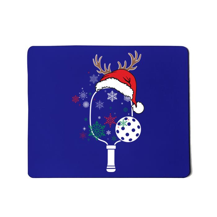 Pickleball Player Christmas Holiday Reindeer Xmas Tees Gift Mousepad