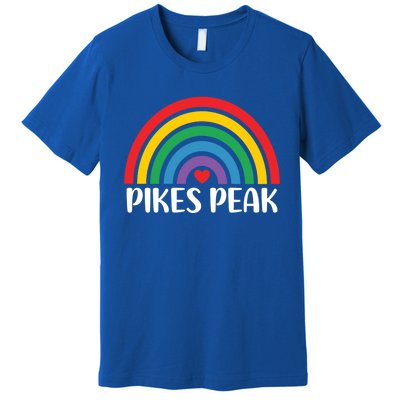 Pikes Peak Colorado Travel I Love Pikes Peak Usa Funny Gift Premium T-Shirt