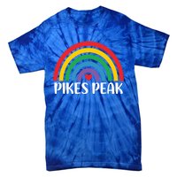 Pikes Peak Colorado Travel I Love Pikes Peak Usa Funny Gift Tie-Dye T-Shirt