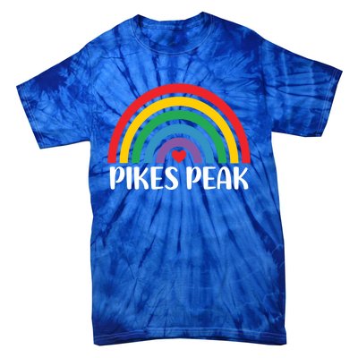 Pikes Peak Colorado Travel I Love Pikes Peak Usa Funny Gift Tie-Dye T-Shirt