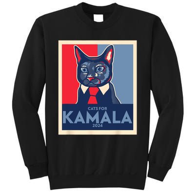 Politically Purrfect Cats For Kamala 2024 President Sweatshirt