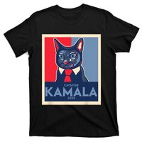 Politically Purrfect Cats For Kamala 2024 President T-Shirt