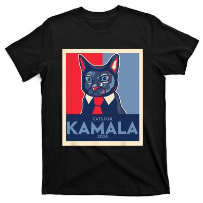 Politically Purrfect Cats For Kamala 2024 President T-Shirt