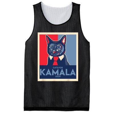 Politically Purrfect Cats For Kamala 2024 President Mesh Reversible Basketball Jersey Tank