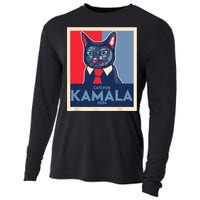 Politically Purrfect Cats For Kamala 2024 President Cooling Performance Long Sleeve Crew