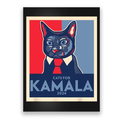 Politically Purrfect Cats For Kamala 2024 President Poster