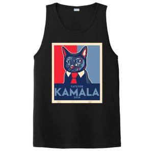 Politically Purrfect Cats For Kamala 2024 President PosiCharge Competitor Tank