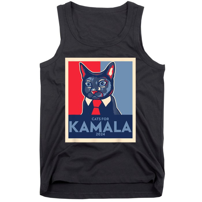 Politically Purrfect Cats For Kamala 2024 President Tank Top