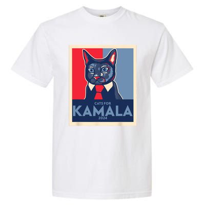 Politically Purrfect Cats For Kamala 2024 President Garment-Dyed Heavyweight T-Shirt