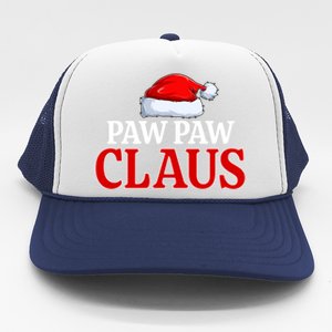 Paw Paw Claus Christmas Pajama Matching Family Santa Xmas Gift Trucker Hat