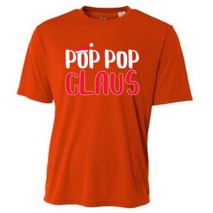 Pop Pop Claus Great Gift Matching Santa Pop Pop Christmas Cute Gift Cooling Performance Crew T-Shirt