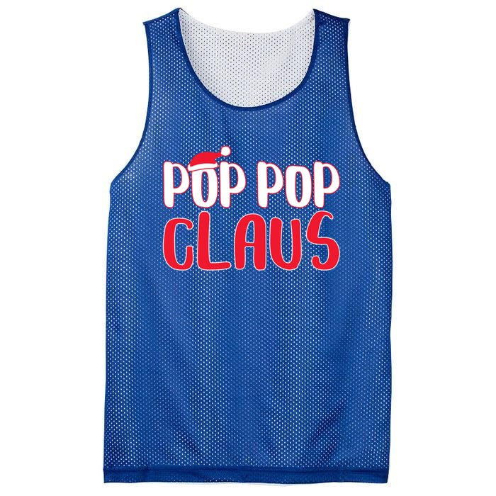 Pop Pop Claus Great Gift Matching Santa Pop Pop Christmas Cute Gift Mesh Reversible Basketball Jersey Tank