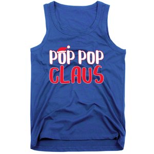 Pop Pop Claus Great Gift Matching Santa Pop Pop Christmas Cute Gift Tank Top