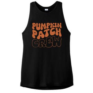 Pumpkin Patch Crew Thanksgiving Fall Autumn Ladies PosiCharge Tri-Blend Wicking Tank