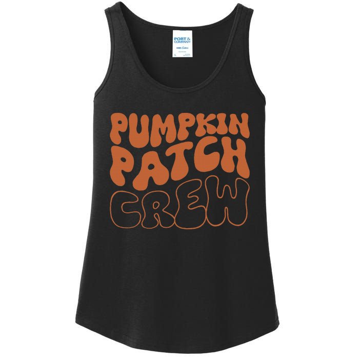 Pumpkin Patch Crew Thanksgiving Fall Autumn Ladies Essential Tank