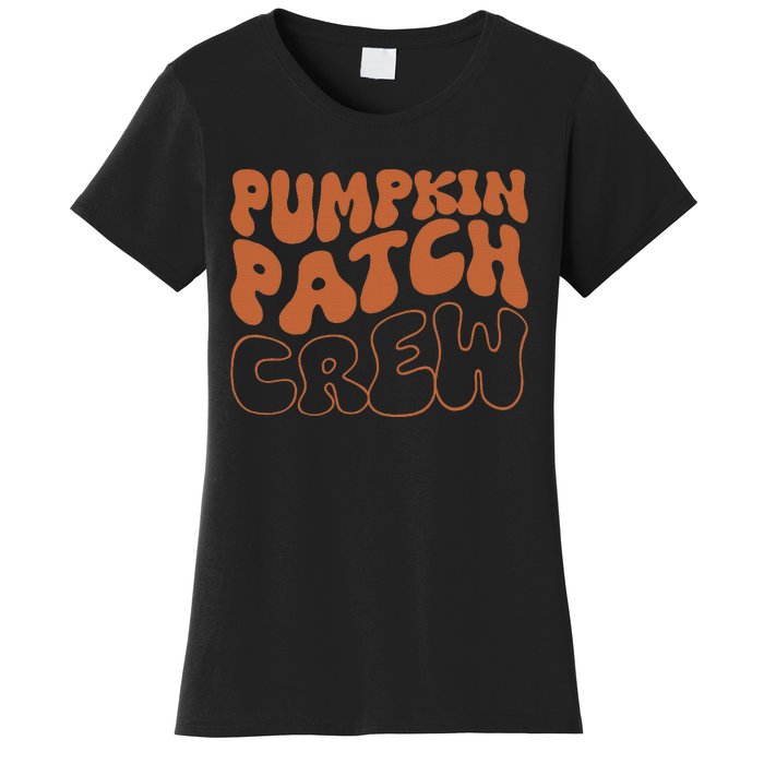 Pumpkin Patch Crew Thanksgiving Fall Autumn Women's T-Shirt