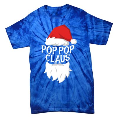 Pop Pop Claus Gift Santa Pop Pop Christmas Great Gift Meaningful Gift Tie-Dye T-Shirt