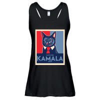 Politically Purrfect Cats For Kamala Harris 2024 President Ladies Essential Flowy Tank