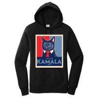 Politically Purrfect Cats For Kamala Harris 2024 President Women's Pullover Hoodie