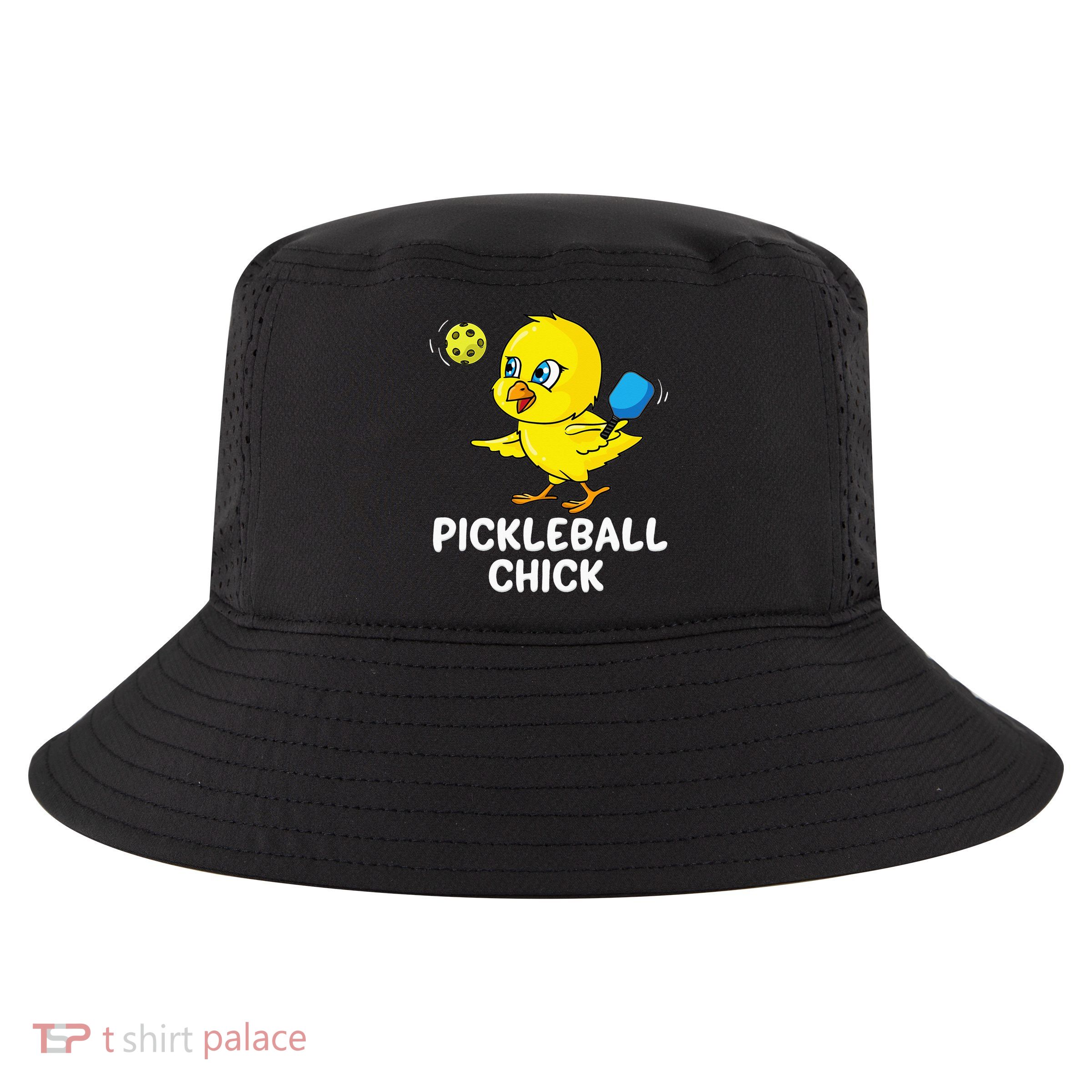 Pickleball Pickleball Chick Player Loves to Play Cool Comfort Performance Bucket Hat
