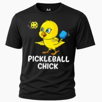 Pickleball Pickleball Chick Player Loves to Play Cooling Performance Crew T-Shirt