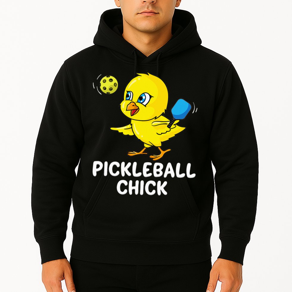 Pickleball Pickleball Chick Player Loves to Play Hoodie