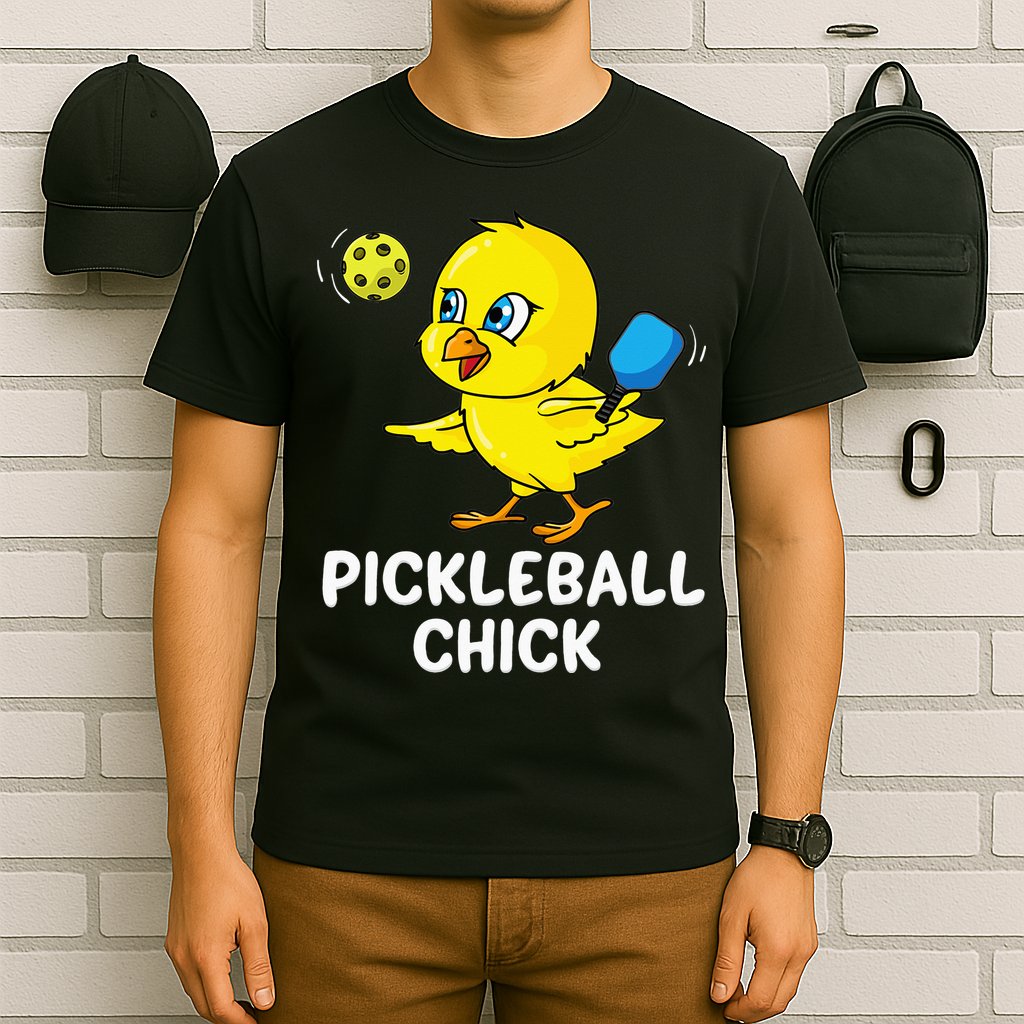 Pickleball Pickleball Chick Player Loves to Play T-Shirt