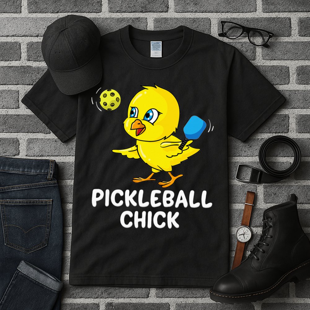 Pickleball Pickleball Chick Player Loves to Play Tall T-Shirt
