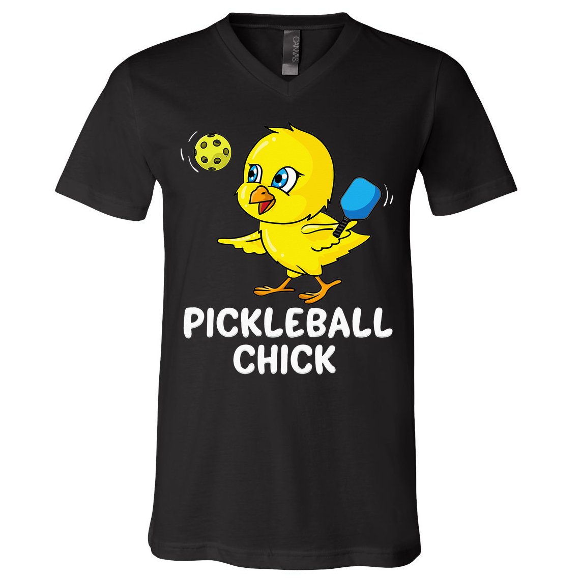 Pickleball Pickleball Chick Player Loves to Play V-Neck T-Shirt