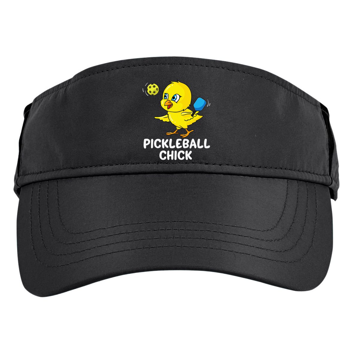 Pickleball Pickleball Chick Player Loves to Play Adult Drive Performance Visor