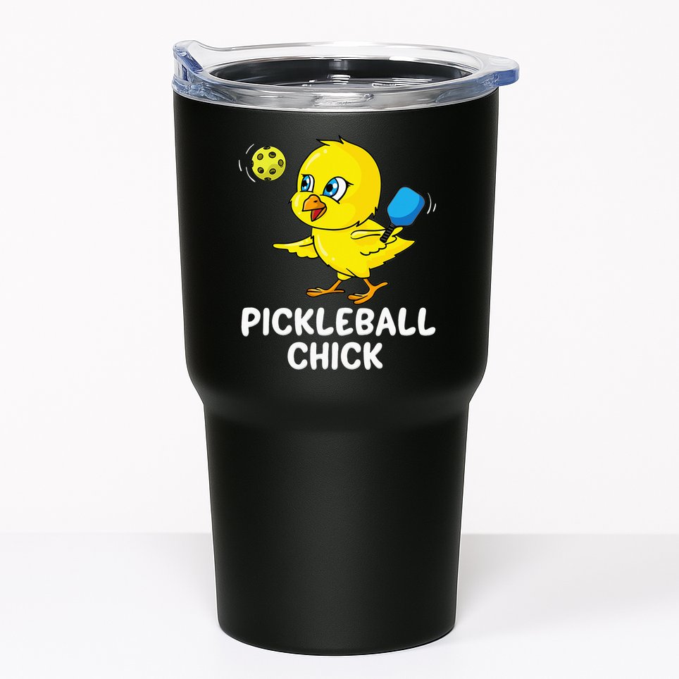 Pickleball Pickleball Chick Player Loves to Play Tumbler