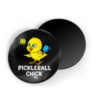 Pickleball Pickleball Chick Player Loves to Play Magnet