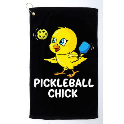 Pickleball Pickleball Chick Player Loves to Play Golf Towel