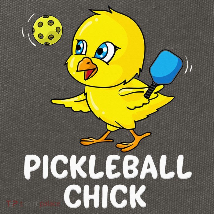 Pickleball Pickleball Chick Player Loves to Play Cotton Canvas Backpack