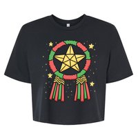 Philippine Parol Christmas Bella+Canvas Jersey Crop Tee