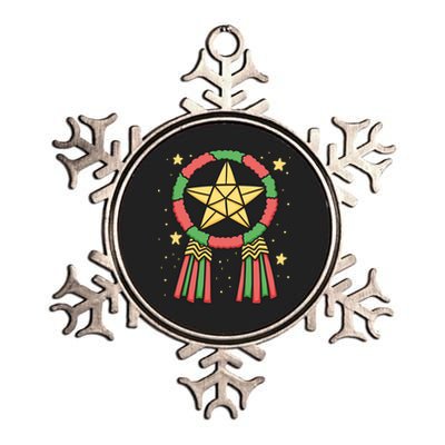 Philippine Parol Christmas Metallic Star Ornament