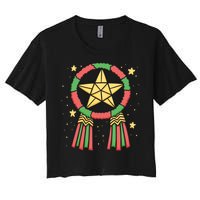 Philippine Parol Christmas Women's Crop Top Tee