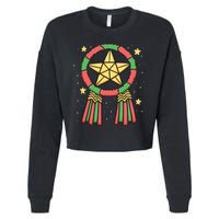 Philippine Parol Christmas Cropped Pullover Crew