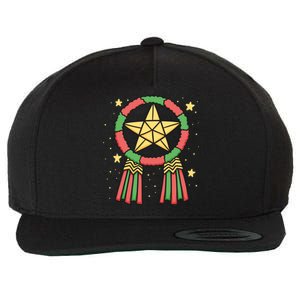 Philippine Parol Christmas Wool Snapback Cap