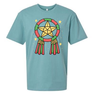 Philippine Parol Christmas Sueded Cloud Jersey T-Shirt