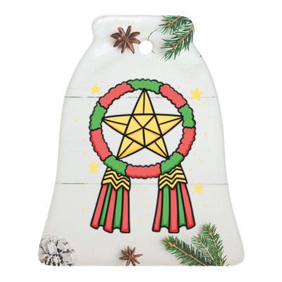 Philippine Parol Christmas Ceramic Bell Ornament