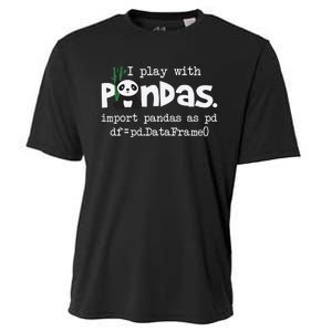 Pandas Programmer Computer Cooling Performance Crew T-Shirt