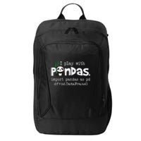 Pandas Programmer Computer City Backpack