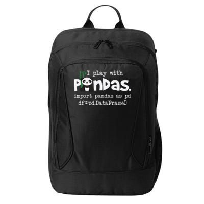 Pandas Programmer Computer City Backpack